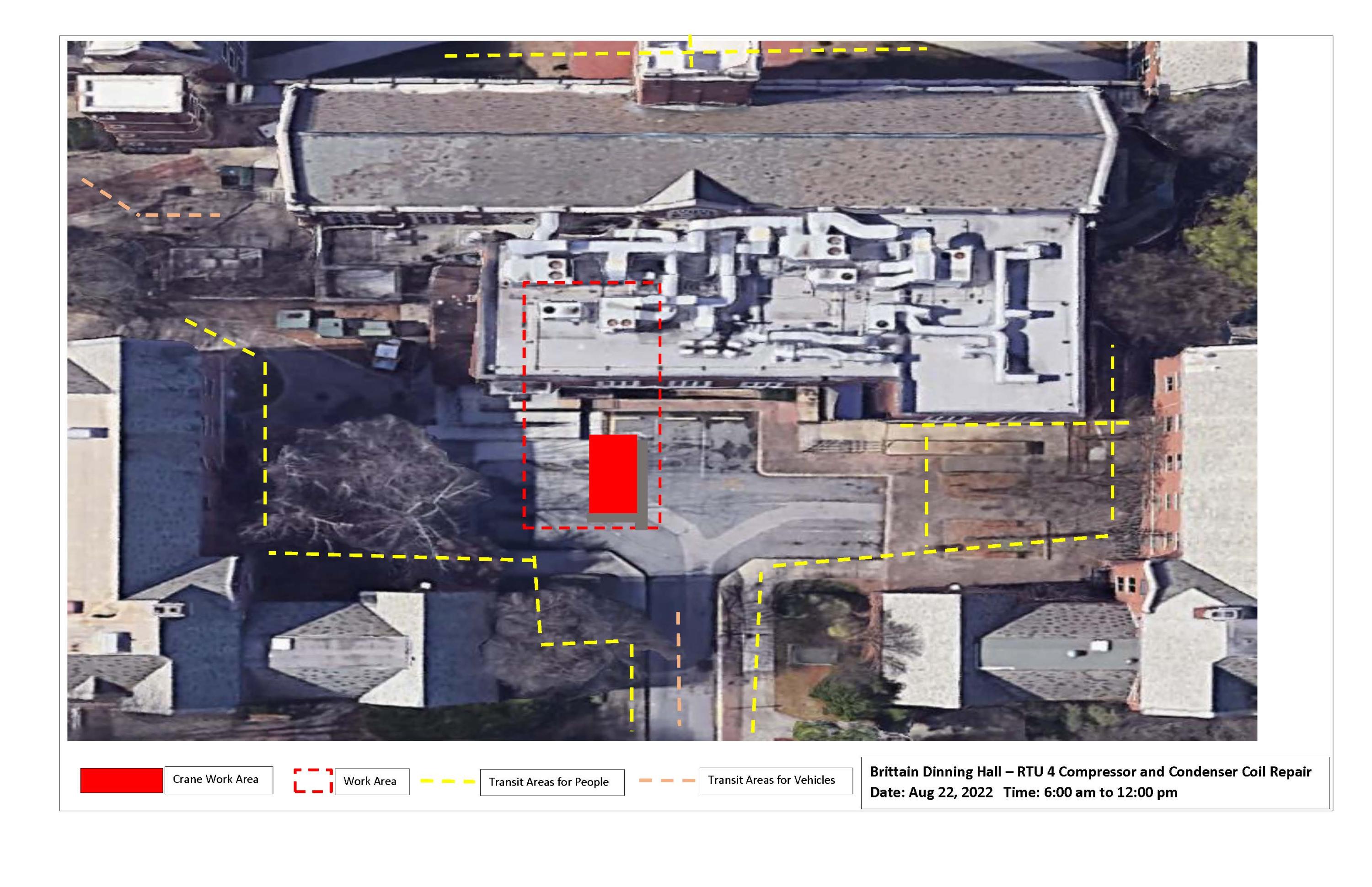 plan for crane staging