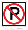 No parking sign