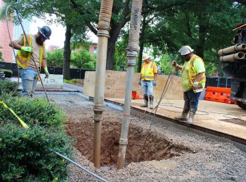 Construction at Harrison Square