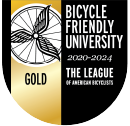 Bicycle Friendly University Gold award logo