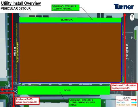 Tech Square Phase 3 - Utility Plan Vehicular Impact as of May 20 Tech Square Phase 3 - Utility Plan Vehicular Impact as of May 20