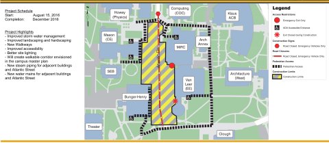 Atlantic Drive Construction Map 2