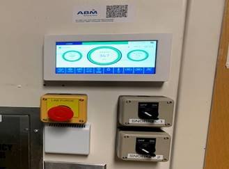 Smart Labs control panel after lab ventilation project