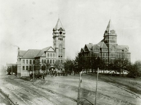 White Oak on the Hill visible in 1897