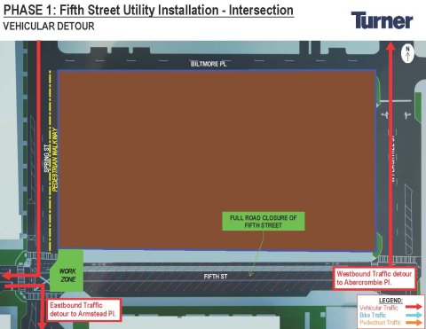 Tech Square Phase 3 - Utility Work Phase 1 - Vehicular Detour Tech Square Phase 3 - Utility Work Phase 1 - Vehicular Detour