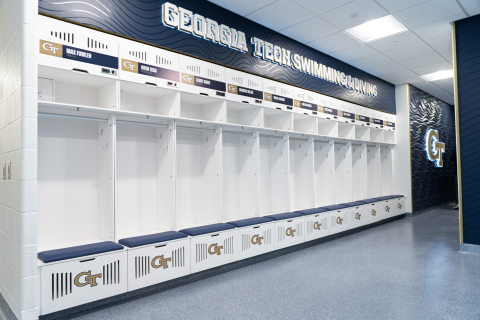 Swimming and Diving Locker Room Renovation Lockers Swimming and Diving Locker Room Renovation Lockers