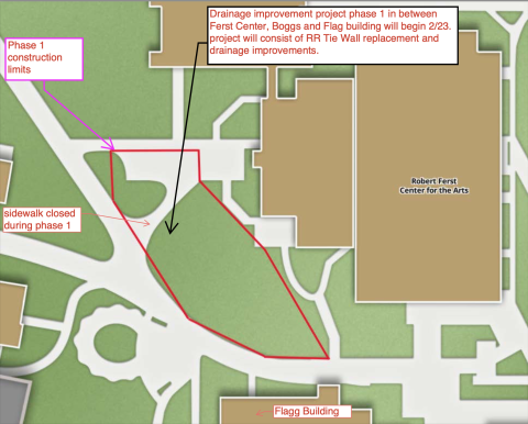 Ferst Center Drainage Improvement Project Feb 23, 2026